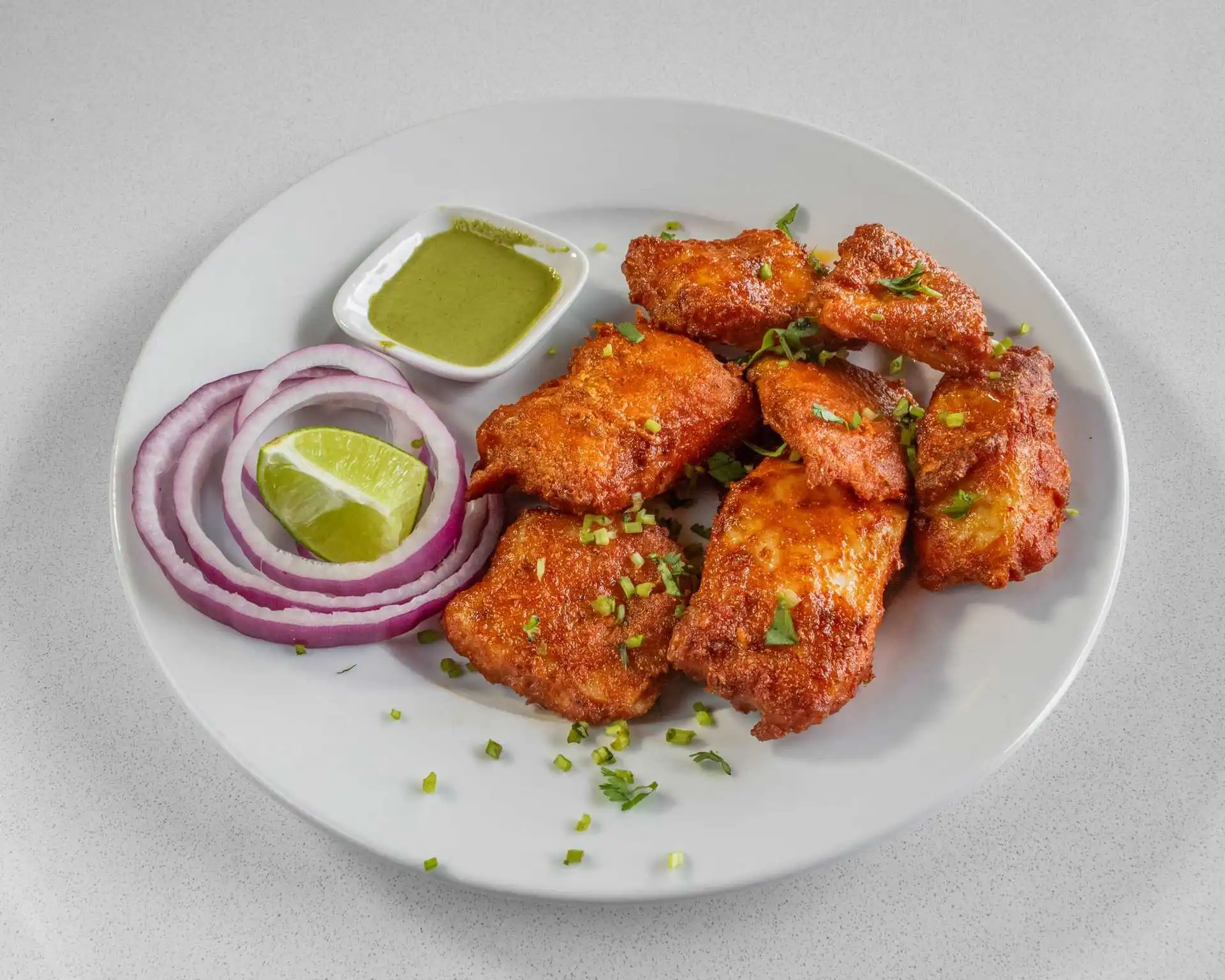 Afghani Tandoori Chicken takeout at Punjab Food Corner Winnipeg